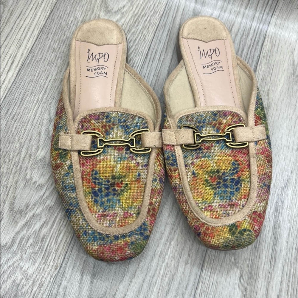 Impo Colorful Loafers with Gold Accent